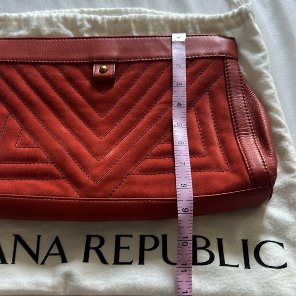 Banana Republic Orange Clutch Bag - Picture 8 of 9